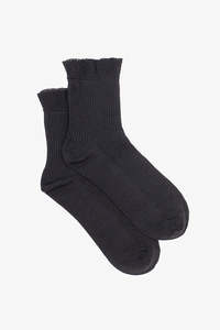 Socks: Sweet Trim Sock - Black