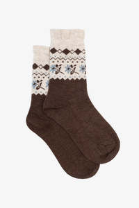 Alpine Diamond Sock