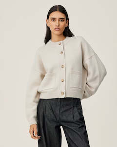 Msch Copenhagen: Carina Cardigan - Oatmeal