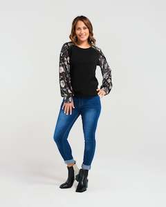 Zafina: Fame Top - Velvet Garden