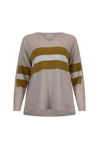 Getaway V Sweater - Chalk Marle/Multi