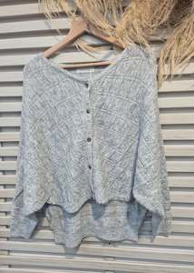 Two By Two: Frances Cardigan - Grey Marl