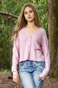 Cardi Game Cardigan - Pink