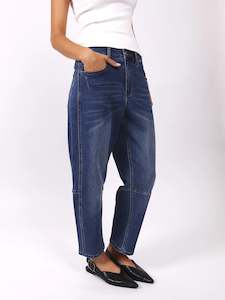 Toni Barrel Jeans - Blue