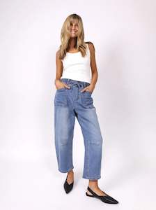 Leo Barrel Jean - Blue