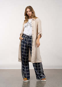 Madly Sweetly: Aspect Trench Dress - Bone