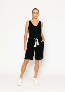 Ford Shorts - Linen - Black