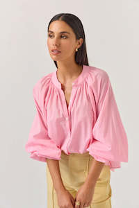 Tuesday Label: Pioneer Top - Barbie Pink