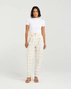 Et Alia: Sarah Pant - Duckegg Plaid