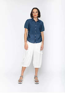 Kira Shirt - Denim Blue