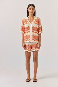 Tuesday Label: Revere Top - Chevron