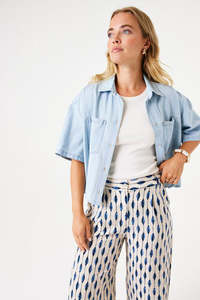 Bleached Shirt - Bleached Blue