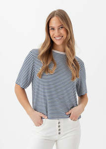 MSCH Jana Tee - White/Oceana