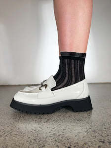 Minx: Short Frill Sock - Black