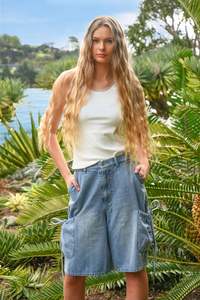 Coop: Bow & Go Jort - Blue