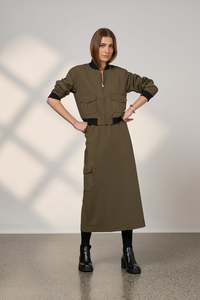 Madly Sweetly: Cavalry Skirt - Khaki