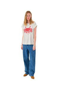 Lollys Laundry: Romall Crab Tee - White