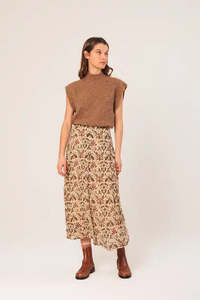 Indi Cold: Autumn Print Skirt