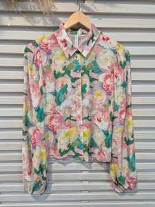 Leila Luca: Valentina Blouse - Floral Rhapsody
