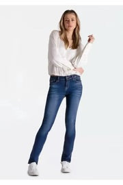 Aspen Mid Rise Jean - Sian Wash