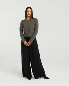 Et Alia: Twist Tee - Slate