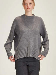Rei Merino Sweater - Grey Marle