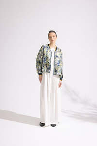 Outerwear: Eni Jacket - Royal Print