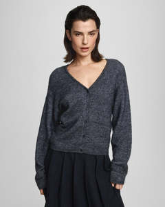 Msch Copenhagen: Milania Hope Cardigan - Charcoal