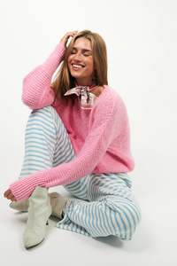 Lollys Laundry: Isoldel Knit Jumper - Light Pink