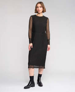 Knewe Label: Freddie Mesh Dress - Black