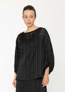 Shirts Tops: Nova Top - Black