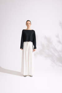Shirts Tops: Zyra Top - Black