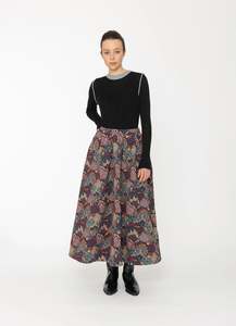 Skirts: Iko Skirt - Static Print