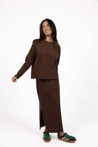 Skirts: Banter Skirt - Chocolate
