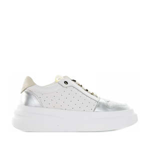 Sneakers: TAMARA LONODON BORNA WHITE METAL