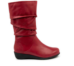 Knee High Boots: ZIERA SEATTLE DK RED