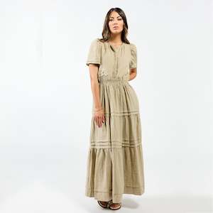 DRAMA THE LABEL CITY DRESS NATURAL