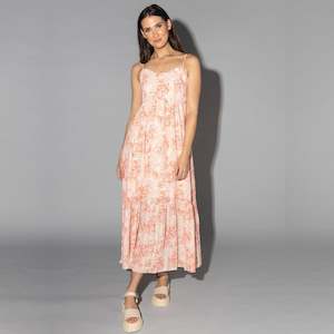 DRAMA THE LABEL LULU DRESS ETCHED ROSE