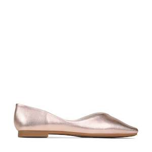 Ballet Flats: EOS ADRIANA ROSE-METALLIC