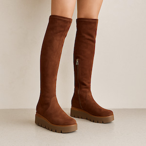 Knee High Boots: DJANGO & JULIETTE RAISHA COCOA