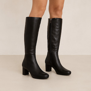 Knee High Boots: DJANGO & JULIETTE PRISONE BLACK