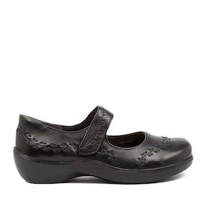 Orthotic Friendly Footwear: ZIERA GUMMIBEAR W BLACK