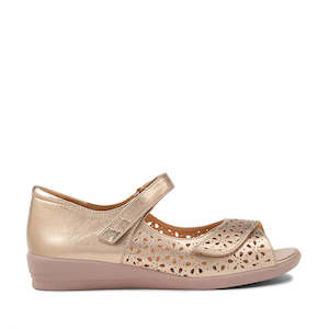 Orthotic Friendly Footwear: ZIERA DAFFODIL CHAMPAGNE