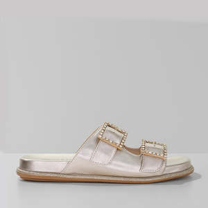 DJANGO & JULIETTE YEANIE PLATINO LEATHER