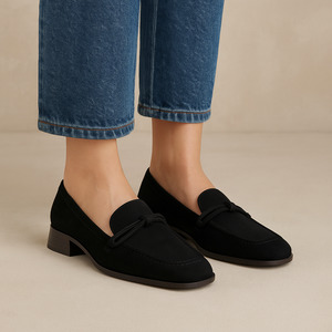 Dress Shoes: MILA RAINE VANESSA BLACK SUEDE