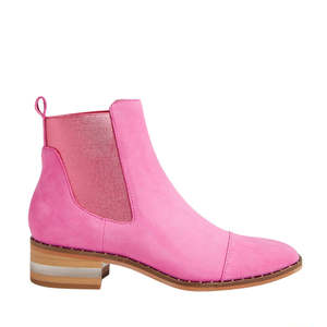 Premium Leather Boots: DJANGO & JULIETTE FORDA LIPSTICK