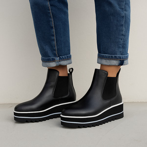 Premium Leather Boots: LE SANSA TIFFY BLACK