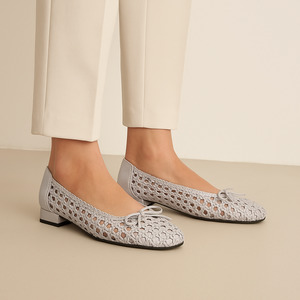 Ballet Flats: BRESLEY PLANET SILVER