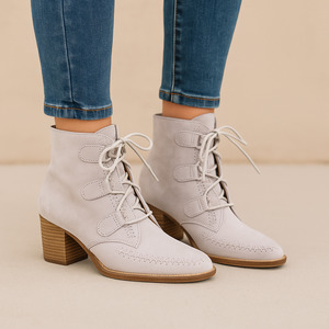 Boots Under 150: DJANGO & JULIETTE KANGAROO GREY SUEDE