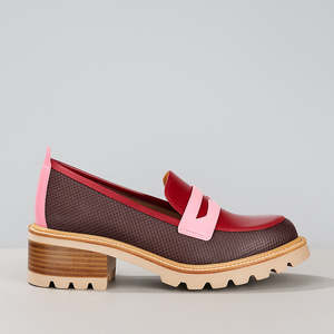Loafers: BRESLEY DELMIRA CAFE COMBO
